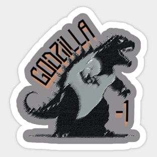 godzilla minus one Sticker